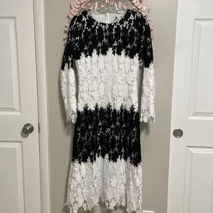 Dainty Jewells black and white lace dress
